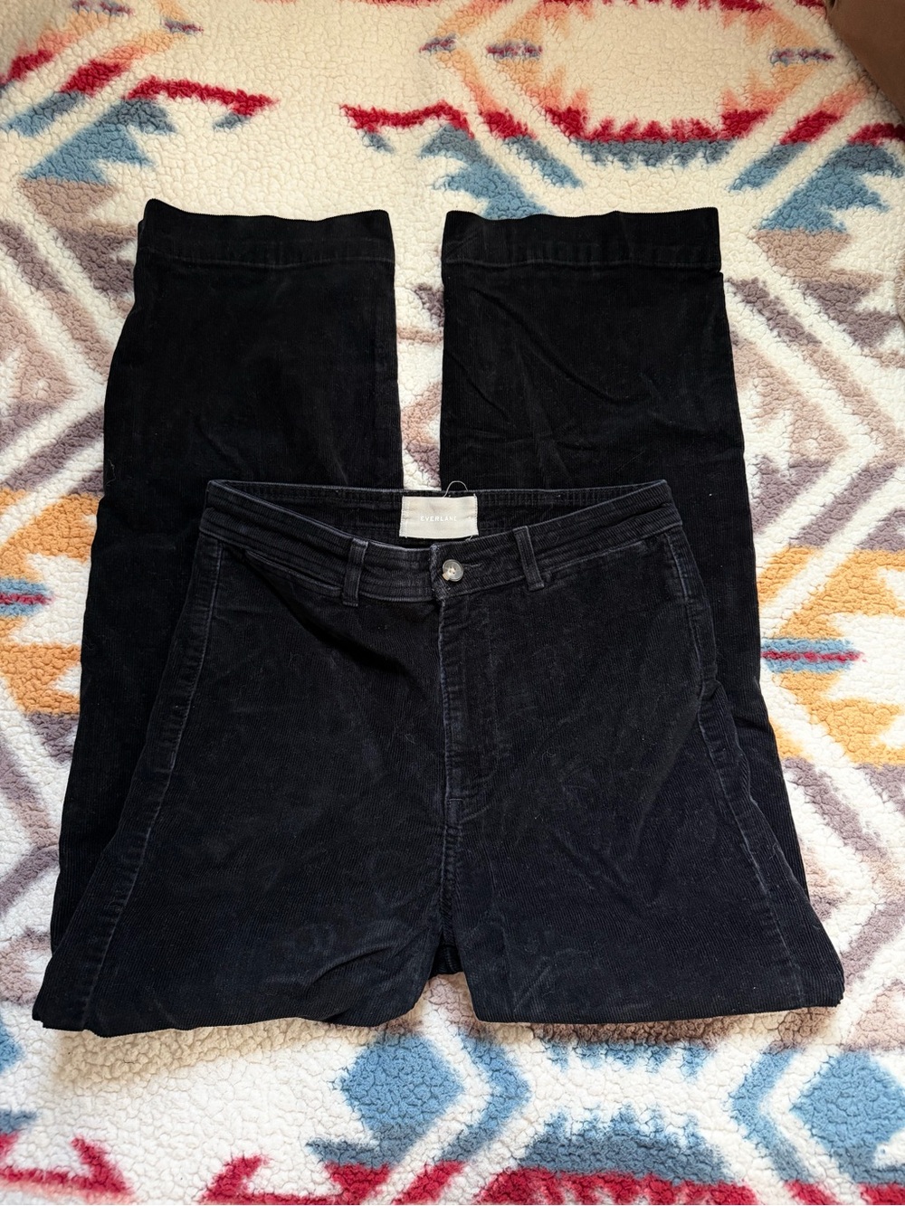 Everlane Black Corduroy Pants